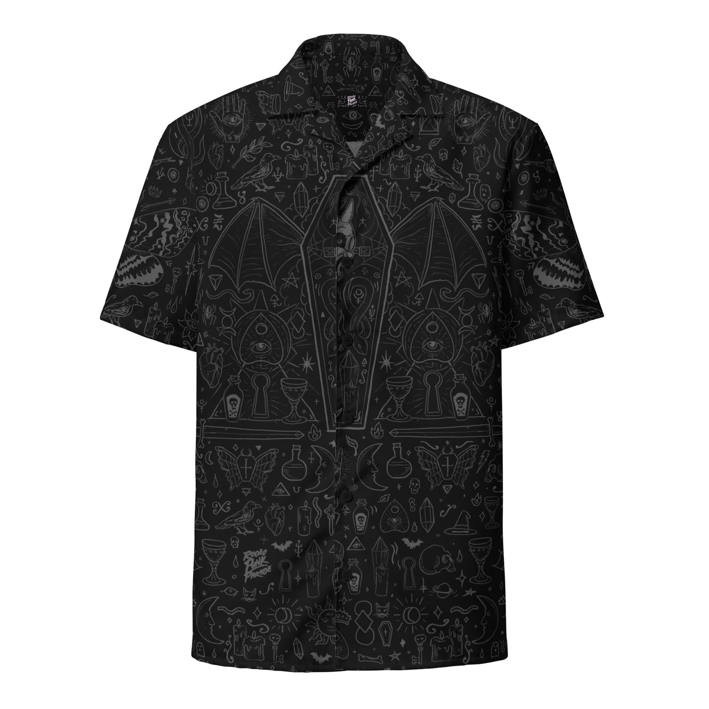 Spooky Doodles Button-up Shirt