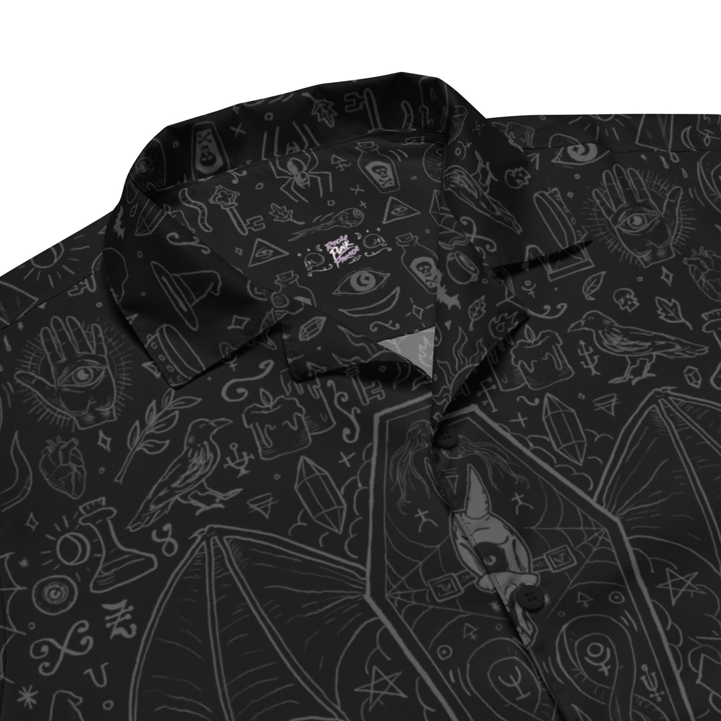 Spooky Doodles Button-up Shirt