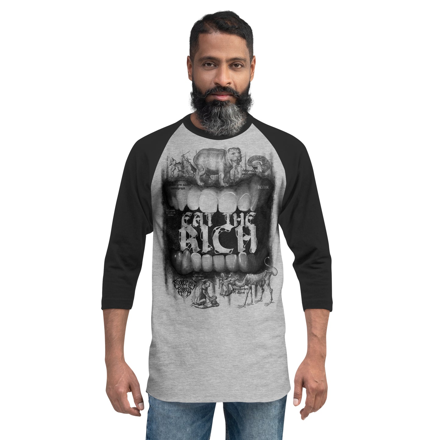 Eat the Rich Raglan Shirt