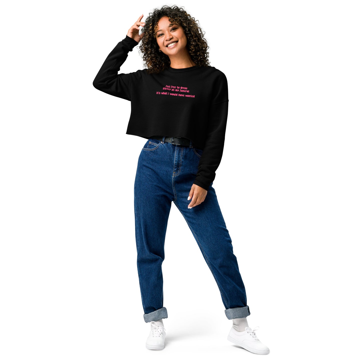 Funeral Crop Sweatshirt